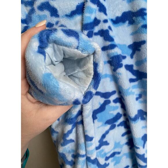 Small Wonders 6-9m Baby Boy Camo Zip Up Fleece Hooded One Piece Snowsuit - Picture 4 of 5